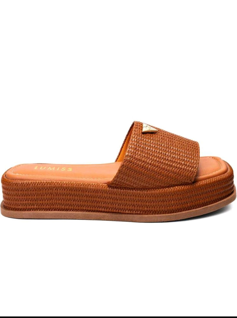 Saphir | Sandale Flatform Élégance Sérénité