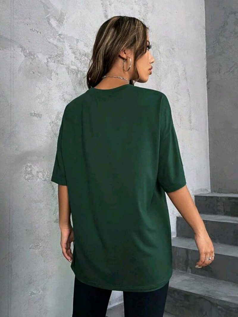 Saphir | Lumière Oversize – T-shirt Femme 100% Coton